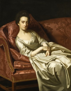 Portrait of a lady sitting
